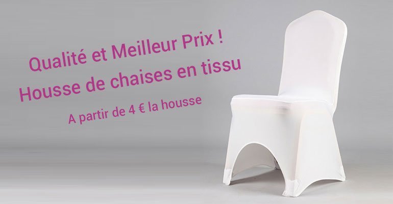 Actu Housse de chaises mariage