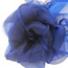 Tissu Bleu Navy Mariage Organza Arche