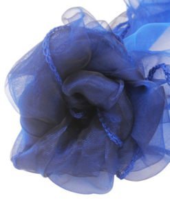 Tissu Bleu Navy Mariage Organza Arche