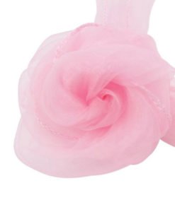 Tissu Rose Mariage Organza Arche