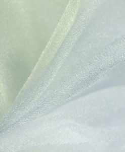 Tissu Mariage Organza Arche Blanc