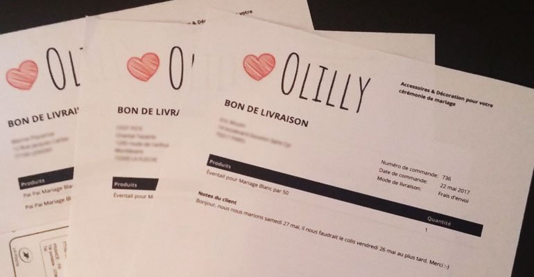 Commandes Olilly