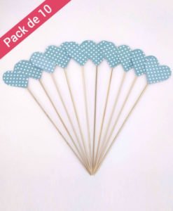 Coeur sur pique Bleu
