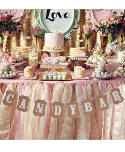 Banderole Guirlande Baniere Mariage Candy Bar