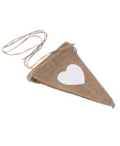 Banderole Guirlande Baniere Mariage en Jute
