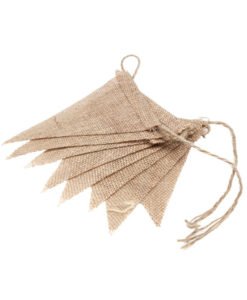 Banderole Guirlande Baniere Mariage en Jute