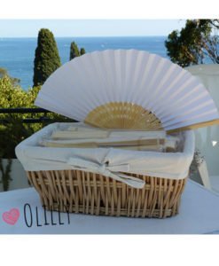 Panier pour éventail mariage