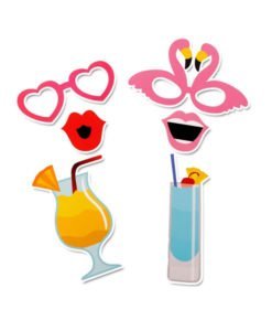 Photobooth Tropical Mariage 21pieces