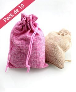 Sacs Toiles de Jute Mariage