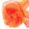 Tissu Orange Mariage Organza Arche