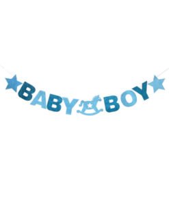 Banderole Baby Shower Garcon Feutrine