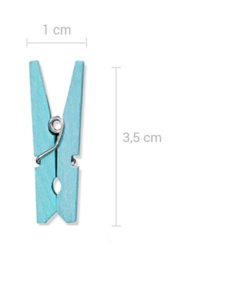 Pince a Linge Bleue pour Décoration