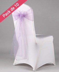 Noeuds de Chaise Lavande Mariage