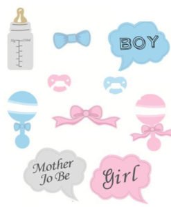 Kit photobooth Mixte babyshower