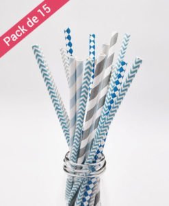 Pailles Bleues Baby Shower