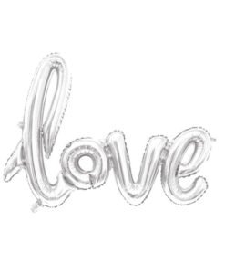 Ballon Love XXL Argent