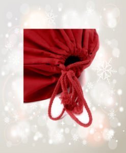 Hotte de noel Rouge