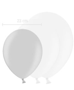 Ballon Argent 23 cm
