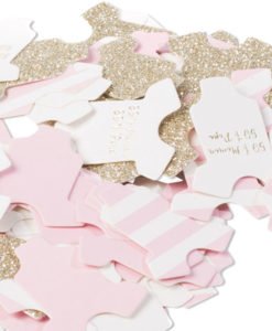 Confettis Body Baby Shower Fille