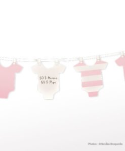 Guirlande Body Pour Baby Shower Fille