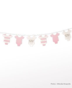 Guirlande Body Pour Baby Shower Fille
