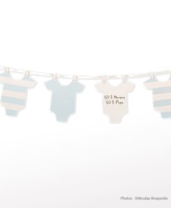 Guirlande Body Pour Baby Shower Garçon