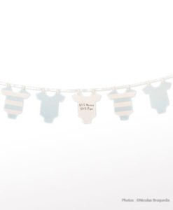 Guirlande Body Pour Baby Shower Garçon