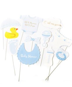 Kit Photobooth 11 Pieces Baby Shower Garçon