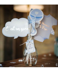 Kit Photobooth 11 Pieces Baby Shower Garçon