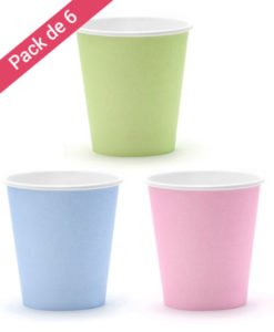 Gobelets en carton mixte