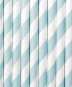 Pack 10 Pailles Bleues