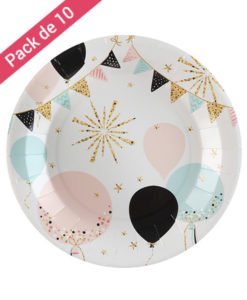 Grandes Assiettes Anniversaire Baby Shower