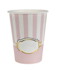 Gobelets Roses Collection Chou Anniversaire ou Babyshower