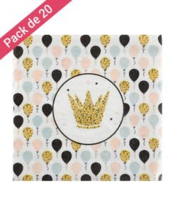 Serviettes Papier Intemporel Anniversaire