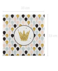 Serviettes Papier Intemporel Anniversaire