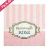 Serviettes Papier Roses Collection Chou