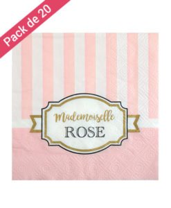 Serviettes Papier Roses Collection Chou