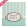 Serviettes Papier Vertes Collection Chou