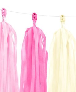 Guirlande Tassel Rose