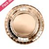 6 Petites Assiettes Rose Gold