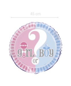 Ballon Geant 45 cm Boy or Girl