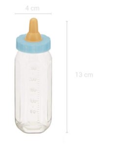 Biberon Bleu Deco Baby Shower