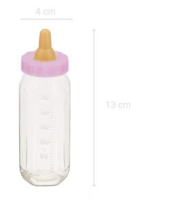 Biberon Rose Deco Baby Shower