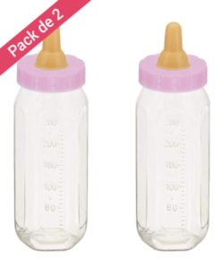 Biberon Rose Deco Baby Shower
