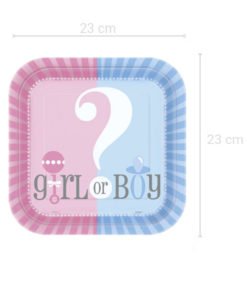 Assiettes Boy or Girl