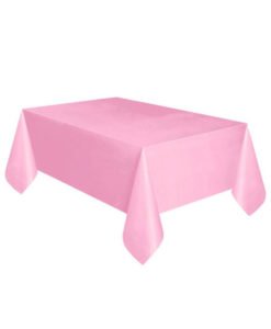 Nappe Plastique Rose Rectangulaire