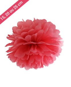 Pompon Papier Rouge