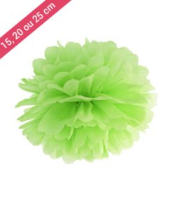 Pompon Papier Vert