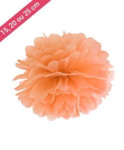 Pompon Papier Orange