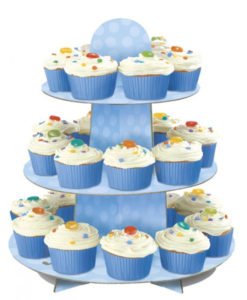Stand A cup Cake Bleu